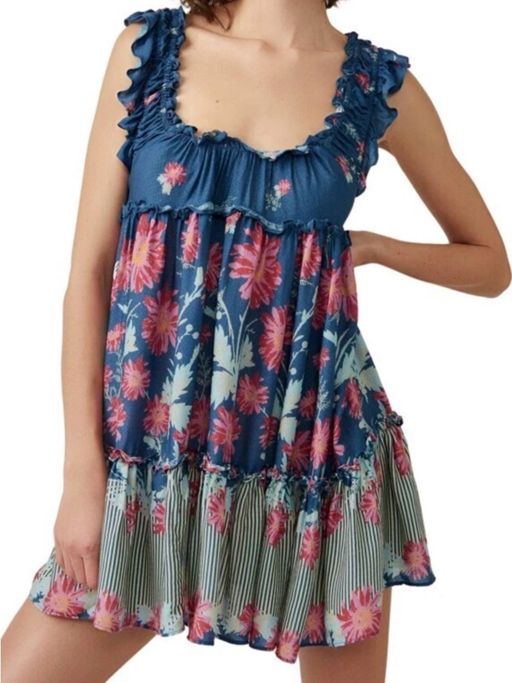 Free People Bali Wild Daisy Slip Dress